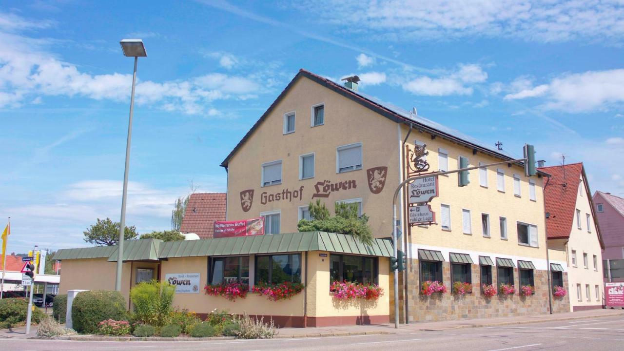 Hotel-Restaurant Und Gaestehaus Loewen Suessen Ngoại thất bức ảnh